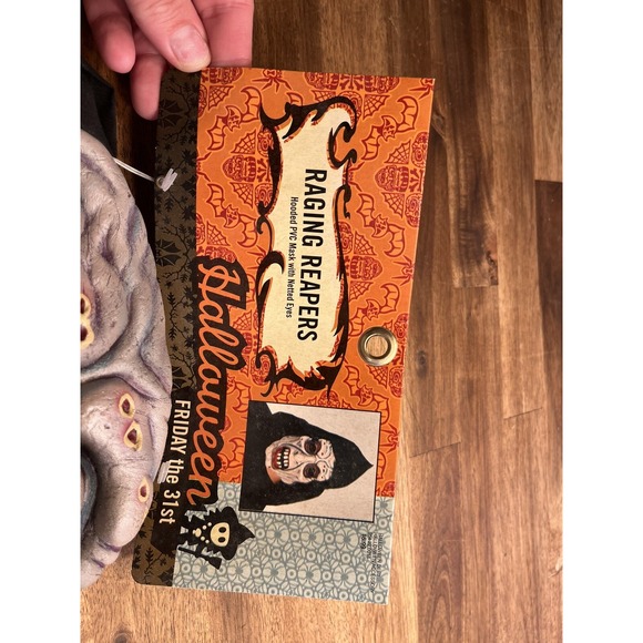 Vintage Raging Reapers Mask The Paper Magic Group Latex Halloween 2003 NOS - Picture 3 of 10